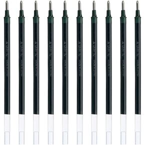 Uni-ball UMR-10 Refills for Gel Ink Ballpoint Pen, 1.0mm, Black Ink, Value Set of 10