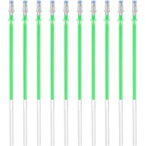 PATIKIL 1mm Gel Pens Refills, 48 Pack Fluorescence Metallic Ink Bold Point for Adults Coloring Books Scrapbooking Art Drawing Journaling, Green