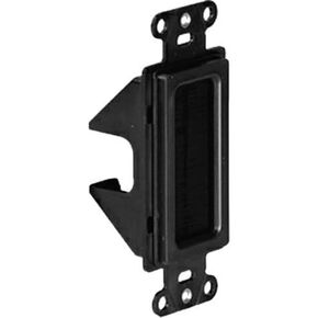 Legrand OnQ WP1014BKV1 Cable Access Strap with Wallplate, 1-Pack, Black