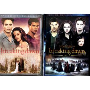 ملحمة الشفق: بزوغ الفجر الأجزاء 1 و2 DVD