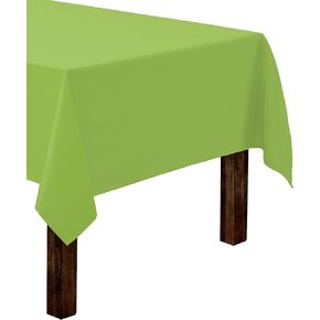 Gee Di Moda Rectangle Tablecloth - 60 x 126 Inch Baby Blue Table Cloth for 8 Foot Rectangle Table - Heavy Duty Washable Fabric - for 8 Ft Buffet Table, Holiday Party, Dinner, Wedding & Baby Shower