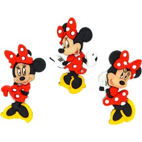 Dress It Up 7717 Disney Button Embellishments, Minnie Mouse, Red