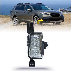 munirater Fog Light Bumper Driving Lamp Passenger Side Replacement for 2020 2021 2022 Subaru Outback