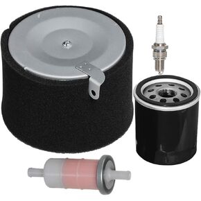 HIFROM 11029-1004 Air Filter Pre-Filter Oil Fuel Filter Spark Plug Tune Up Kit replacement for Kawasaki Mule 500 520 550 600 610 2500 2510 2520 KAF400A KAF400 KAF300 KAF300A KAF620A