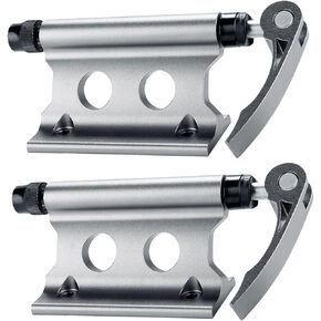 2PCS Bike Rack Carrier Fork Mount, Universal Alloy Bike Block Fork Lock Mount,Securely Holds All Bicycles & Fits Any Flat Surface for Safe Transportation - Heavy Mountain Bikes, Road Bicycles
