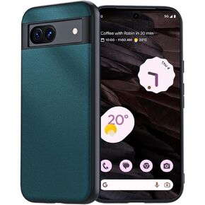 for Pixel 8A Case,Anti-Fall TPU Soft Shell,Mixed Leather Non-Slip case,for Google Pixel 8A Ultrathin Cell Phone Protective Cover (Black)