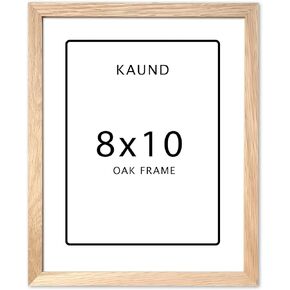 Picture Frame Natural Wood: Light Solid Oak for Sturdy Wooden Frames 12x16