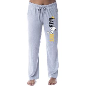 Peanuts Womens' Snoopy and Woodstock Lazy Days Sleep Pajama Pants
