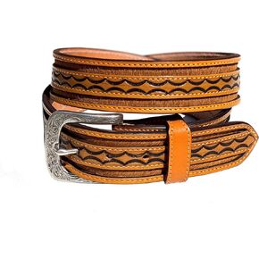 Durango Maverick Brindle Hair Leather Belt
