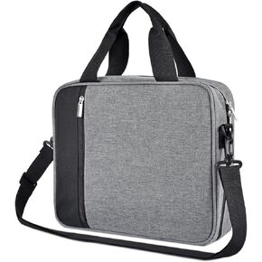 MEGREZ حقيبة غطاء الكتاب المقدس مع حمل وحزام الكتف، حقيبة حمل الكتاب المقدس للرجال والنساء، حقيبة الكتاب المقدس بسحاب حقيبة الكنيسة حماية الكتاب المقدس مع مقبض، رمادي in Kuwait