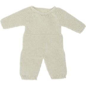 Miniland Clothes for Dolls 12 5/8'' Knitted Outfit Green Color - ECO, Made in Spain, Quality, Role Play, Educational