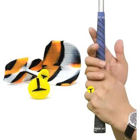 Golf Training Aid Golf Swing Trainer Tool Posture Golf Club Training Grip Pad for Outdoor Indoor Sports