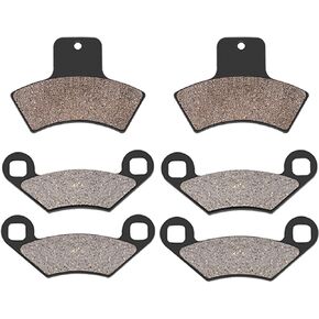 AHL Front and Rear Brake Pads for Polaris Xplorer 250 400 4x4 1999-2002 Trail Blazer 250 400 1999-2004 Trail Boss 325 330 2000-2005 Xpedition 325 425-2000