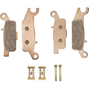 Brake Pads for Yamaha Grizzly 550 Grizzly 700 YFM700 YFM550 YFM250 Kodiak 700 Raptor 250, 3B4-W0045-10-00 3B4-W0045-00-00 Front Sintered Brake Pads Replacement
