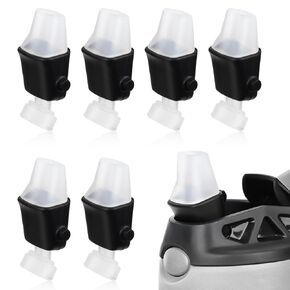 6pcs Replacement Spout for Newest Contigo Aubrey, Silicone Water Bottle Mouthpiece Replacement Lid Parts Mouth Piece Accessories for Contigo Water Bottle 14oz/20oz for Kids (Spout Only)