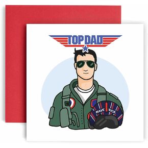 Huxters Birthday Cards for Men - Top Brother Birthday Card for him - Funny Fathers Day Card for Brother Fun Happy Birthday - 14.8cm (Brother)