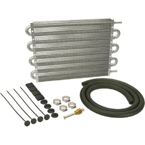 Derale 12904 Series 6000 Transmission Oil Cooler, Silver
