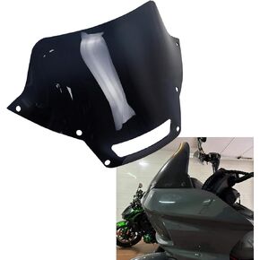 POWER JAMES Orange 7.0 Inch Outer Fairing Spoilered Windshield Windscreen Fits for Harley Davidson 2022-24 Low Rider ST EI Diabo FXRST FXLRST (PMMA Orange)
