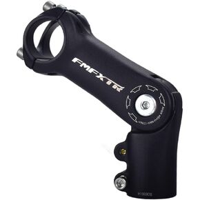 UPANBIKE Bike Stem Riser Adapter Adjustable 0~90 Degree Length 90mm/110mm Bicycel Stem Extender for 25.4mm/31.8mm Handlebar Mountain Bicycle Road Bike BMX