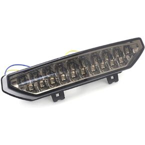 HTTMT MT124-SK Led Tail Brake Light Turn Signals Compatible with Kawasaki Ninja Zx 6R 2007 2008 Smoke