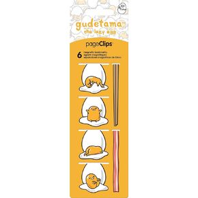 Gudetama Magnetic Page Clips (6-Pack) Stationery