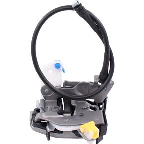 MOTOKU Front Left Driver Side Door Lock Latch Actuator Assembly w/Cable for Ford E150 E250 E350 E450 Econoline Van 1996-2019