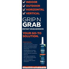 BOSTIK Grip N Grab All Purpose Construction Adhesive