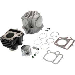 47mm TRX70 Engine Cylinder Head Piston Gasket Top End Rebuild Repair Kit Fits for Honda ATC70 C70 CT70 TRX70 90 CRF70 XR70 S65 70CC CL70 XL70 SL70 Roketa Kazuma 70cc ATV Dirt Bike Go Kart