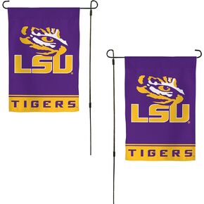 Desert Cactus LSU Garden Flag Tigers Geaux Louisiana State University Banner 100% Polyester (Design A)
