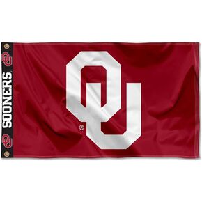 College Flags & Banners Co. Oklahoma Sooners Printed Header 3x5 Foot Banner Flag