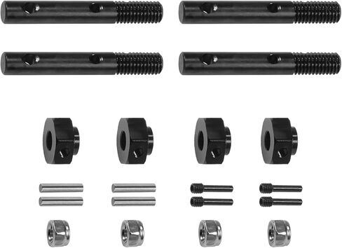 Thicker UTB10 Portal Stub Axles Harden Steel Capra Drive Shaft 1/10 Scale Accessories for RC Rock Crawler Axial Capra 1.9 SCX10 III Upgrades(2 Set(4Pcs)) in Saudi Arabia