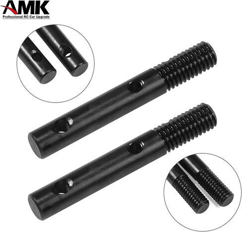 Thicker UTB10 Portal Stub Axles Harden Steel Capra Drive Shaft 1/10 Scale Accessories for RC Rock Crawler Axial Capra 1.9 SCX10 III Upgrades(2 Set(4Pcs)) in Saudi Arabia