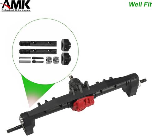 Thicker UTB10 Portal Stub Axles Harden Steel Capra Drive Shaft 1/10 Scale Accessories for RC Rock Crawler Axial Capra 1.9 SCX10 III Upgrades(2 Set(4Pcs)) in Saudi Arabia