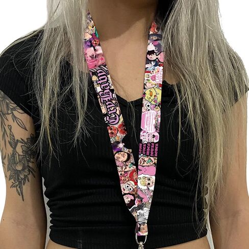 Lil Peep Premium Lanyard Keychain White in Saudi Arabia