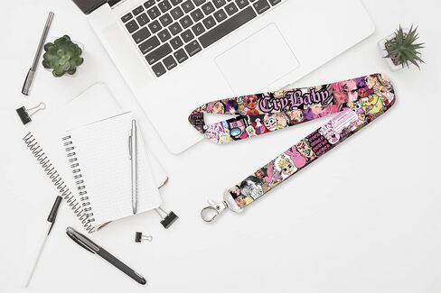 Lil Peep Premium Lanyard Keychain White in Saudi Arabia