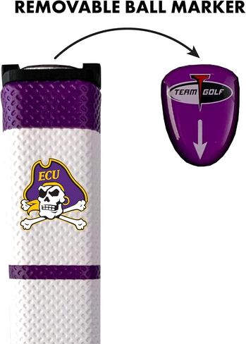 مقبض مضرب الجولف NCAA Team Golf NCAA (متعدد الألوان) مع علامة كرة قابلة للإزالة، قبضة عريضة متينة وسهلة التحكم in Kuwait