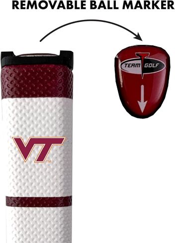 مقبض مضرب الجولف NCAA Team Golf NCAA (متعدد الألوان) مع علامة كرة قابلة للإزالة، قبضة عريضة متينة وسهلة التحكم in Kuwait