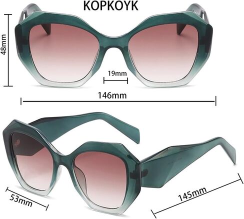 Trendy Sunglasses for Women Men Retro Polygon Designer Inspired Sun Glasses Hexagonal Shades in Saudi Arabia