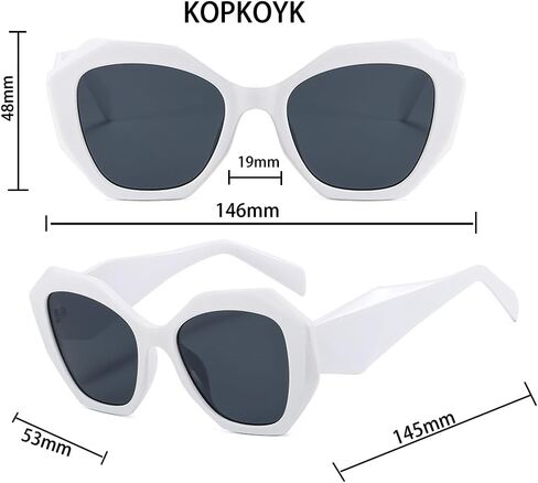 Trendy Sunglasses for Women Men Retro Polygon Designer Inspired Sun Glasses Hexagonal Shades in Saudi Arabia