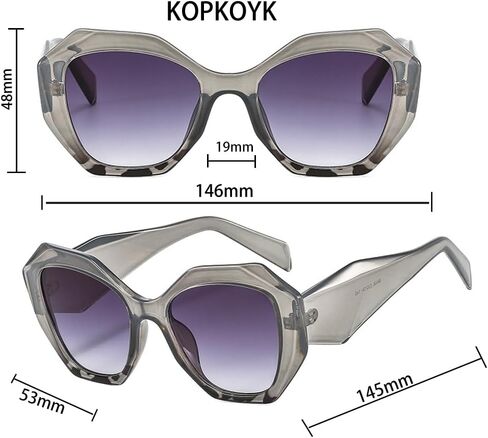 Trendy Sunglasses for Women Men Retro Polygon Designer Inspired Sun Glasses Hexagonal Shades in Saudi Arabia