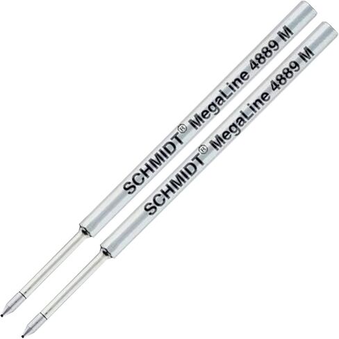 2 Pack - Schmidt MegaLine 4889 Pressurized Refill - Black Ink in Saudi Arabia