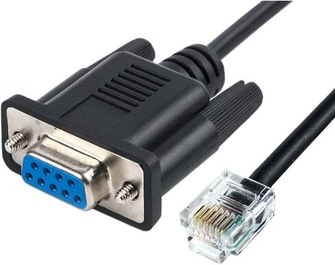 DB9 to RJ11 FTDI Chip Serial Converter Programming Cable for Keyence PLC Connect PC Communication (DB9 to RJ11(6P6C)) in Kuwait