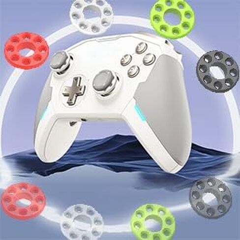 Wuryuema 12PCS Precision Rings,Aim Assist Rings Compatible with Xbox One,Xbox Series X/S, Xbox 360,Playstation 4 (PS4),PS5,SteelSeries Controller Precision Rings,Aim Assist Motion Control Accessories in Saudi Arabia
