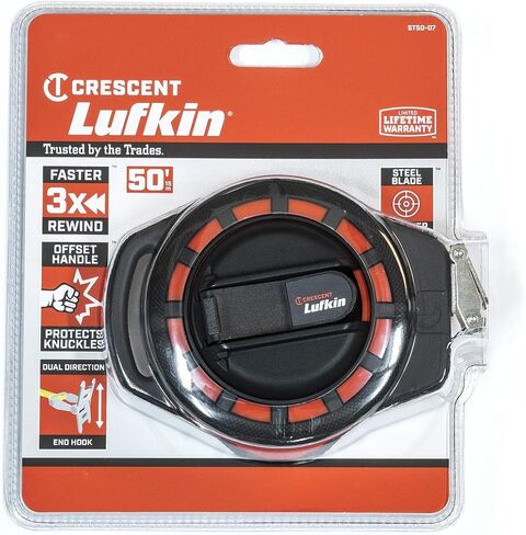 Crescent Lufkin 3/8" x 50' Steel Construction Long Tape - ST50-07 in Saudi Arabia
