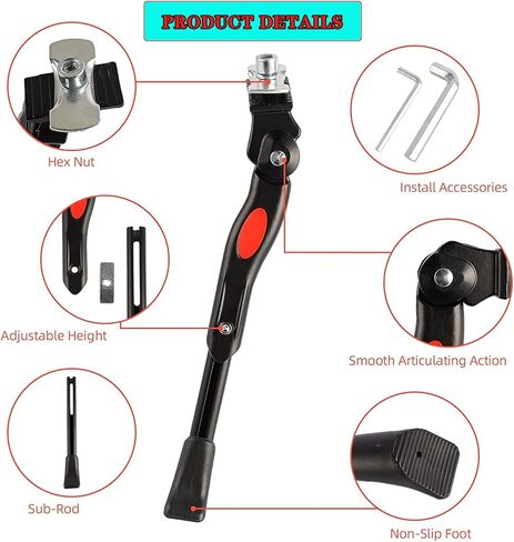 حامل دراجة قابل للتعديل للدراجة مقاس 22 بوصة - 29 بوصة للبالغين على الجبال والطراد ودراجة الطريق - مسند ارتفاع سريع الضبط يناسب معظم الدراجات مقاس 22 و24 و26 و27.5 و29 بوصة in Kuwait