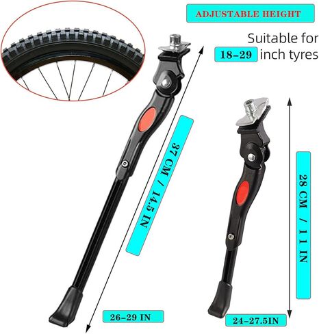 حامل دراجة قابل للتعديل للدراجة مقاس 22 بوصة - 29 بوصة للبالغين على الجبال والطراد ودراجة الطريق - مسند ارتفاع سريع الضبط يناسب معظم الدراجات مقاس 22 و24 و26 و27.5 و29 بوصة in Kuwait