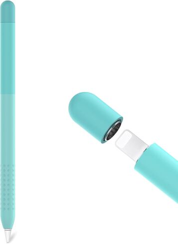 Silicone Pencil Case Compatible with Apple Pencil 1st Generation, Gradient Color Design Sleeve Case Cover Non-Slip Smooth Grip Accessories for Apple Pencil 1st Gen (Blue) in Saudi Arabia