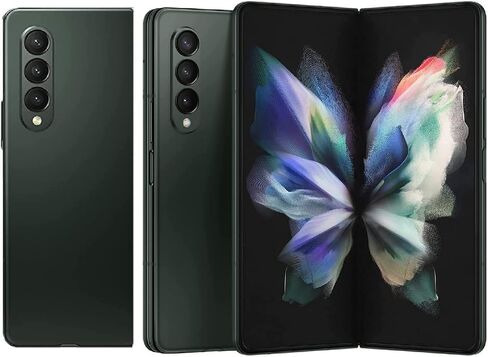 N&J Z Fold 3 Back Glass Cover Replacement for Samsung Galaxy Z Fold 3 5G Back Glass Housing Cover Photo Frame with Back Cover W/Pre-Installed Tape + Tools (Phantom Black) in Saudi Arabia