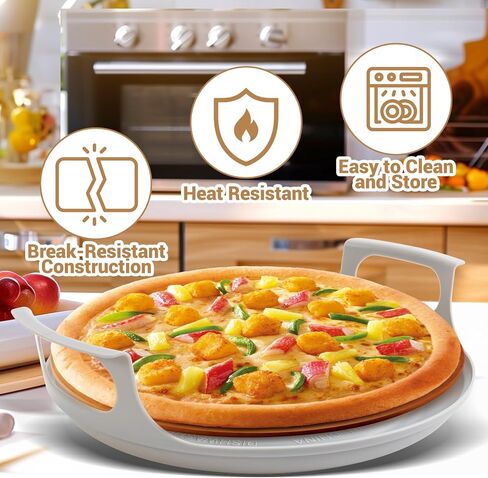 3 Pack Microwave Cool Caddy with Handles, Microwave Cool Plate for Stackable Bowls and Meal Holder, Microwave Bowl Holder for Carrying Cooking Kitchen Supplies in Kuwait