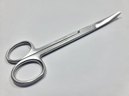 Premium Ostomy Scissors 5.5" CVD Round Blunt Tip | Ostomy Scissors for Cutting Stoma Bags in Kuwait